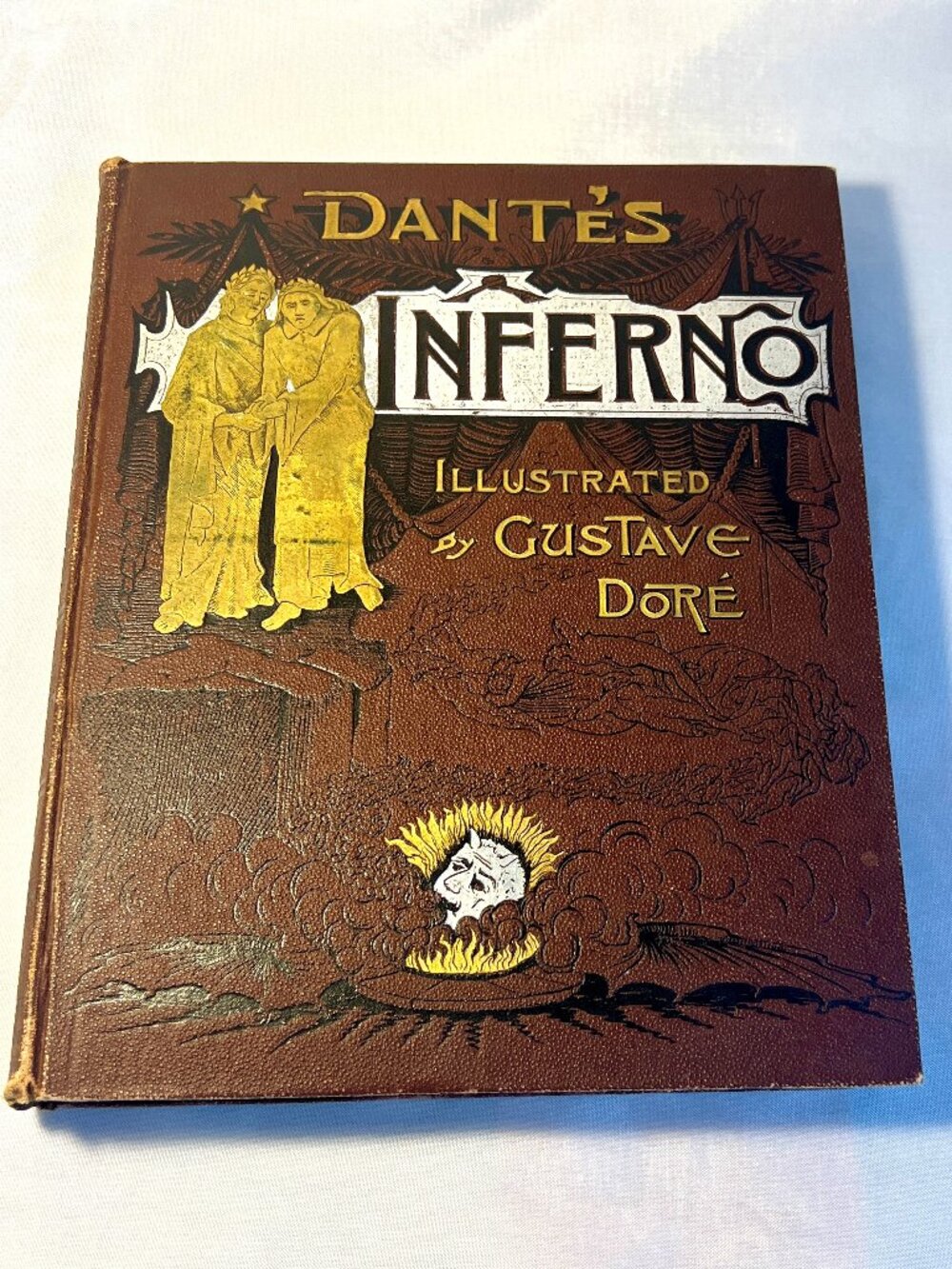 Dante’s Inferno Illustrated by Gustave Doré Altemus Ed Antique Hardcover-SKUF2